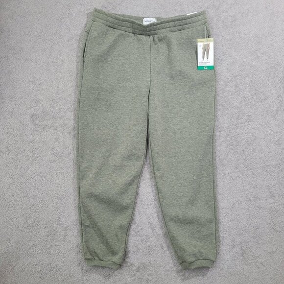 NEW Mondetta Women's XL Heathered Fleece Jogger Sweatpants - Picture 2 of 7